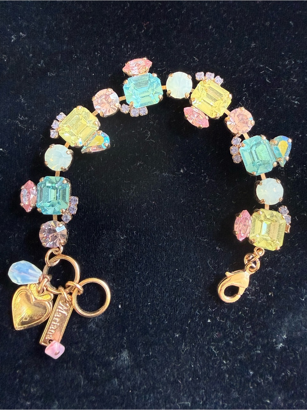 Unique Rare Mariana Pastel Crystal Bracelet, NWOT- Colorful Jewelry